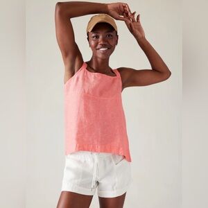 Athleta Voyager Linen Tank size Medium